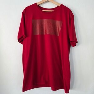 Nike Air Jordan‎ Dri Fit Mens Red T Shirt XL Crew Neck Graphic Tee